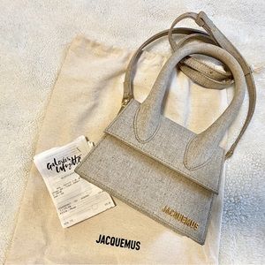 Jacquemus Le Chiquito Moyen Light Greige / Linen